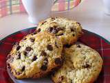 Scones aux pépites de chocolat