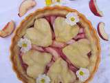 Tarte coeur aux nectarines