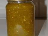 Confiture de tomates vertes