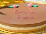 Entremets vanille chocolat