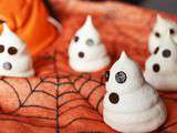 Meringues-fantômes pour Halloween