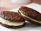 Whoopie pies à la vanille et au beurre de cacahuète