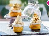 Choux façon tarte citron meringuée