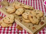 Cookies aux pépites de chocolat au lait et noix de pécan - recette américaine