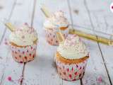 Cupcakes vanille, chantilly caramel avec ou sans rhum