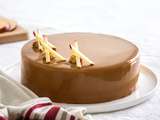 Entremets pomme caramel