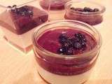 Panna Cotta aux fruits rouges avec ou sans mascarpone