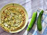 Tarte fraîche aux courgettes et pérails