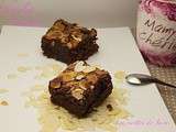 Brownies chocolat et amandes effilées