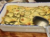 Gratin de courgettes