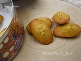 Madeleines citron et pavot