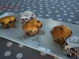 Muffins aux chocolat blanc