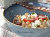 Salade de pois chiches et tomates