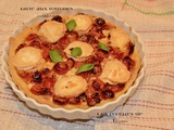 Tarte aux tomates cerises confites