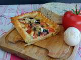 Tarte aux tomates et fourme d'ambert