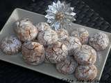 Boules de Noël au chocolat râpé