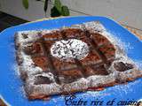 Brownie au Chocolat et à la Compote de Pommes