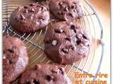 Cookies au chocolat ! On en tombe à la renverse