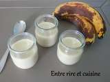 Crème à la banane (sans oeuf)