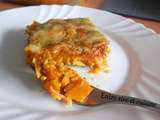 Gratin de butternut, riz et surimi au curcuma