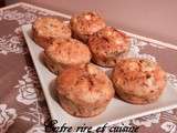 Muffins à la pommes et aux lentilles vertes (délicieux !)