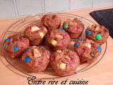 Muffins à la Ricotta et Pommes/Smarties à la farine complète