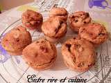 Muffins au lait concentré sucré et pépites de chocolat