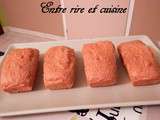 Petits cakes goût framboise au Tofu soyeux (sans oeuf, sans beurre)