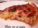 Quiche Confit d'oignons de Roscoff/Poireaux/Navets/Noisettes