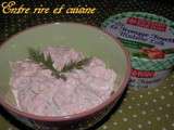 Rillettes de Saumon de Noël au fromage fouetté