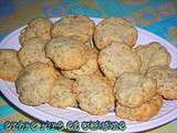 Sablés  cookies  au parmesan et petites graines