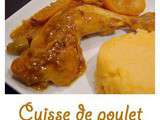 Cuisse de poulet aux citrons confits