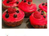 Cupcakes aux fruits rouges