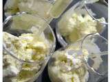 Glace au citron italienne au basilic