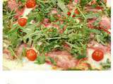 Pizza bianca con coppa