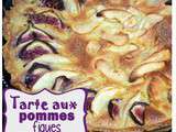 Tarte aux pommes figues