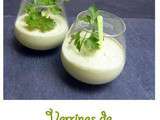 Verrine petits pois & mascarpone