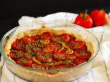 Tarte provençale simplissime (tomates & steak de soja) (vegan)