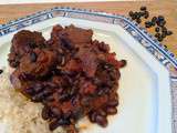 Ragout mexicain de boeuf aux haricots noirs