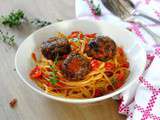 Boulettes d’aubergines au thym