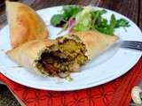 Chaussons au quinoa, champignons et curry