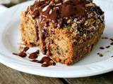 Crumb cake au chocolat, amandes et cardamome