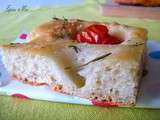 Focaccia aux tomates cerises