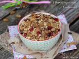 Granola aux noix de cajou, mulberries et noix de coco