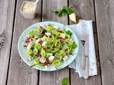 Salade printanière au riz sauvage, asperges et pousses de cresson