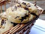 Scones aux céréales, éclats de noisette et chocolat