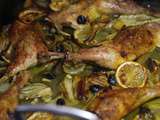 Cuisses de poulet citron fenouil