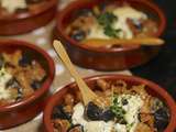 Escargots aux girolles gratinés au chèvre