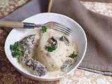 Filets de poulet aux morilles et au crémant de bourgogne