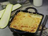 Gratin de courgettes au saumon